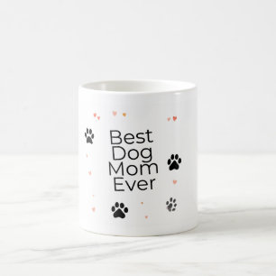 Dog Mum Surrounded by Love & Paws Mug   Dog Mug 