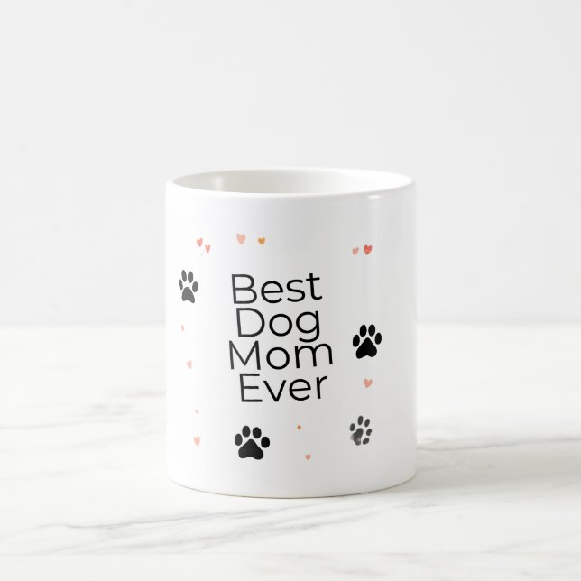 Dog Mum Surrounded by Love & Paws Mug | Dog Mug  (Center)