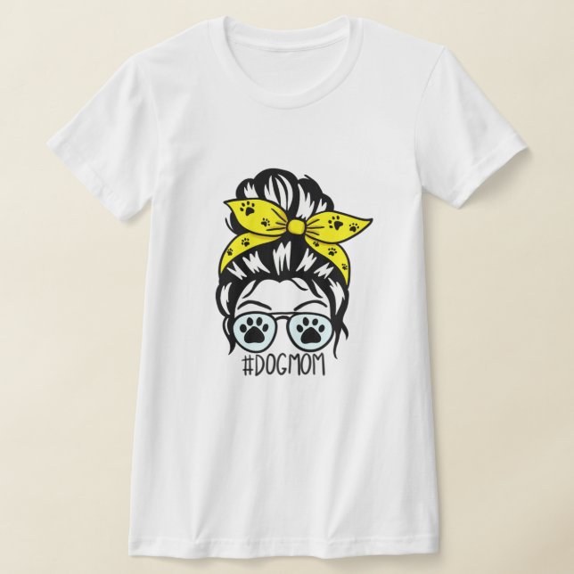 Dog Mum T-shirt (Laydown)