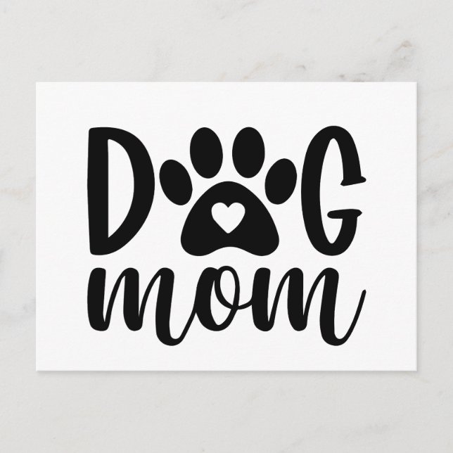 Dog mum T-Shirt Postcard (Front)