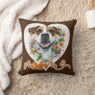 Dog Mum Throw Pillow