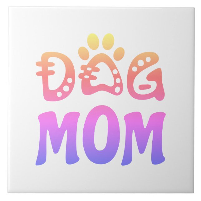 Dog Mum Tile (Front)