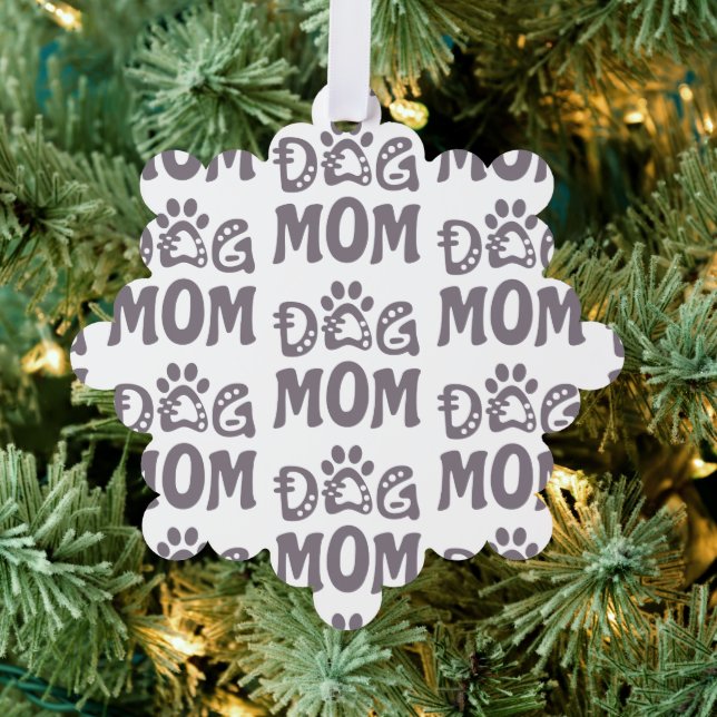 Dog Mum Tree Decoration Card (Insitu (Tree))