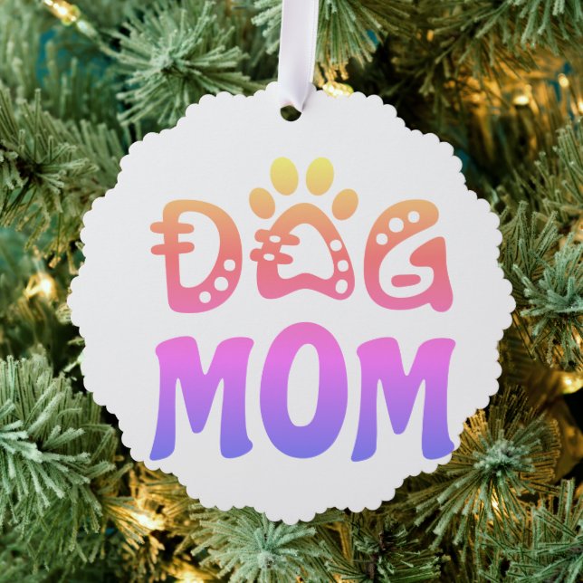 Dog Mum Tree Decoration Card (Insitu (Tree))