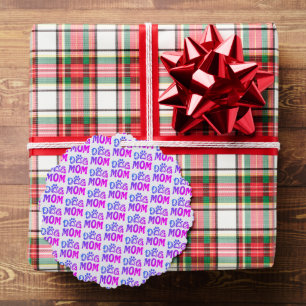Dog Mum Tree Decoration Card