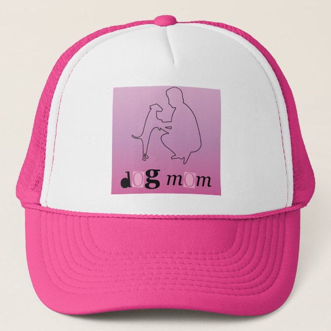 dog mum trucker hat (Front)
