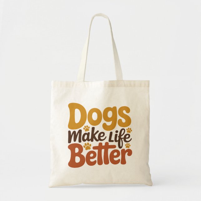 Dog Mum Valentine Tote Bag (Front)