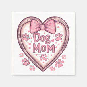 Dog Mum Vibes – Chill and Stylish Design Napkin