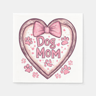 Dog Mum Vibes – Chill and Stylish Design Napkin