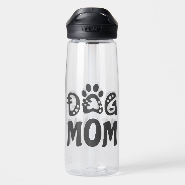 Dog Mum Water Bottle (Back)