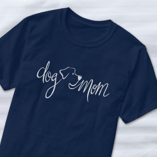 Dog Mum Whimsical Modern Hand-Lettered Unisex T-Shirt