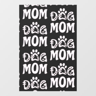 Dog Mum Window Cling