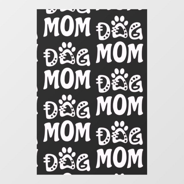 Dog Mum Window Cling (Sheet)