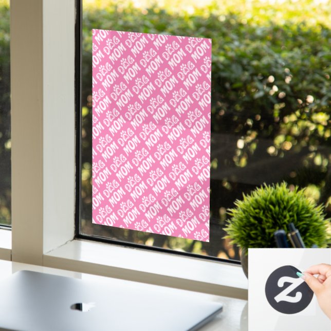 Dog Mum Window Cling (Office)