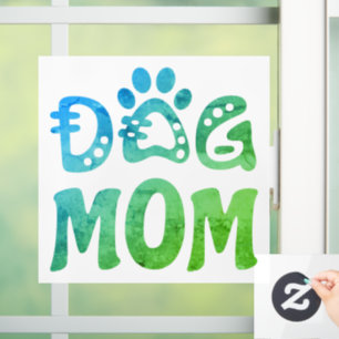 Dog Mum Window Cling