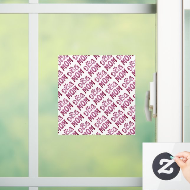 Dog Mum Window Cling (Home)