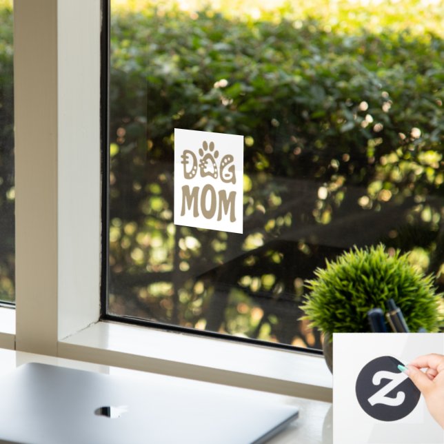 Dog Mum Window Cling (Office)