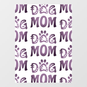 Dog Mum Window Cling