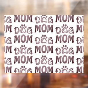 Dog Mum Window Cling