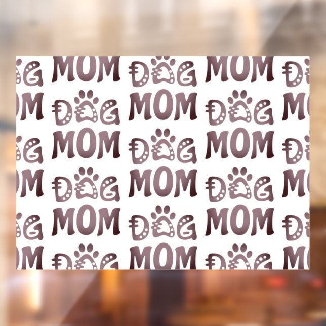 Dog Mum Window Cling (Sheet 2)