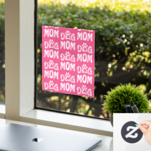 Dog Mum Window Cling