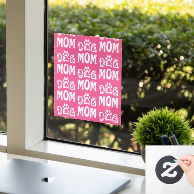 Dog Mum Window Cling (Office)