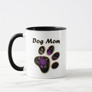 Dog Mum With Paw Mug