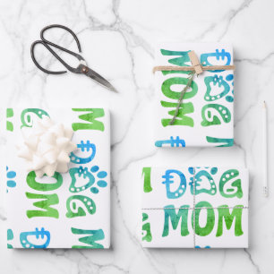 Dog Mum Wrapping Paper Sheet