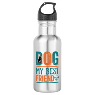 Dog My Best Friend Vintage Dog Lover Shirt Design_ 532 Ml Water Bottle