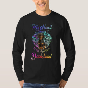 Dog - My Heart Is Held By The Paws Of Dachshund T-Shirt