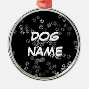 Dog Name Ornament