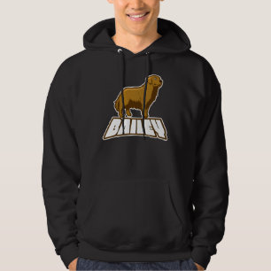 Dog Named Bailey Brown Labrador Pup Hoodie