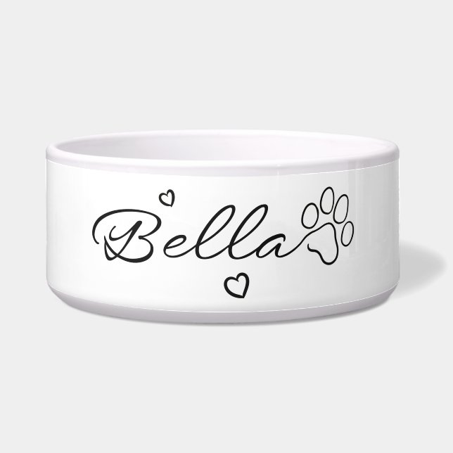 Dog names - Bella Bowl (Front)
