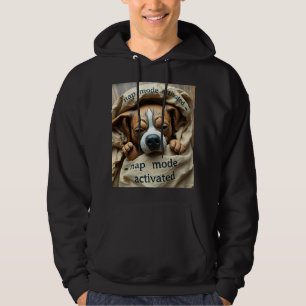Dog Nap Mode Activated is a cute and funny design  Hoodie