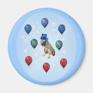 DOG NEW YEARS MAGNET