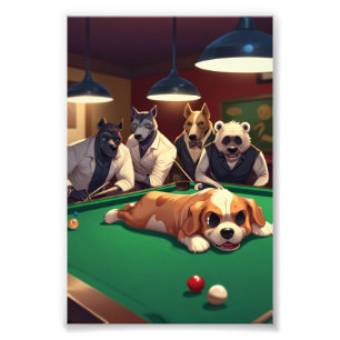 DOG NIGHT OUT PHOTO PRINT