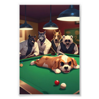 DOG NIGHT OUT PHOTO PRINT