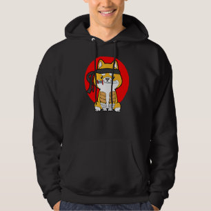 Dog Ninja Bushido Ronin Japanese Samurai   Hoodie
