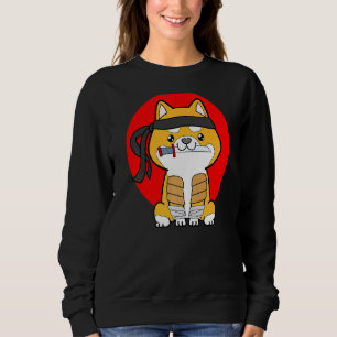 Dog Ninja Bushido Ronin Japanese Samurai Sweatshirt