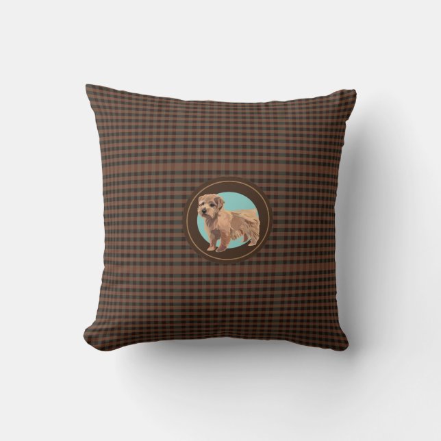 Dog Norfolk terrier Cushion (Front)
