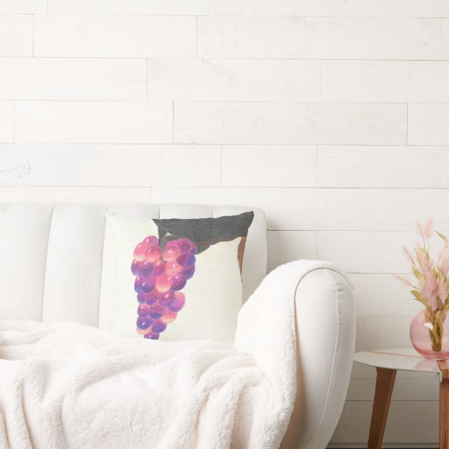 Dog nose and grape pillow (Couch)