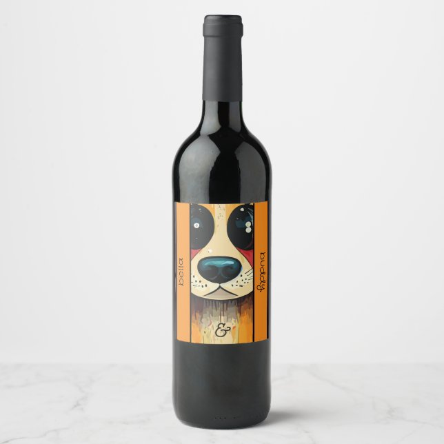 Dog Nose Wine Label (Front)