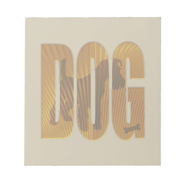 dog notepad (Front)