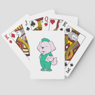 Dog Nurse Playing Cards