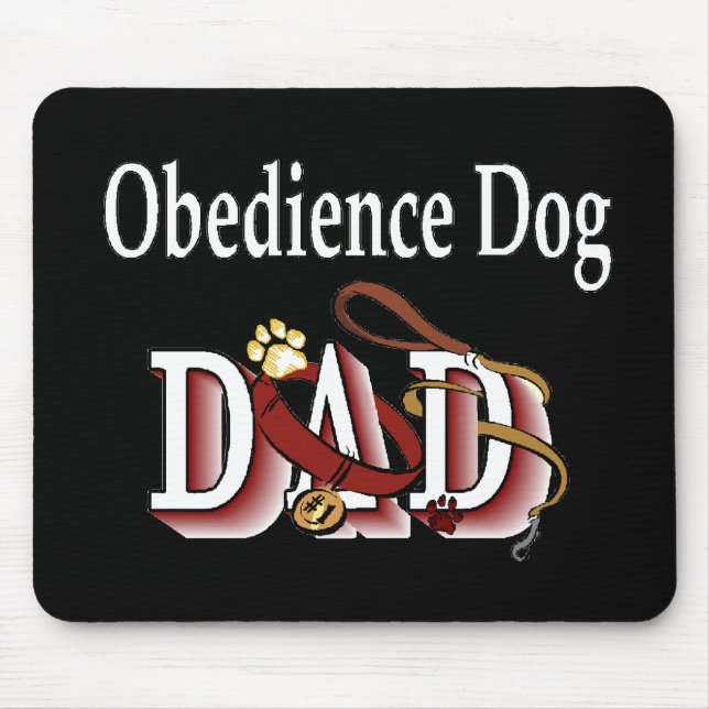Dog Obedience Dad Mouse Mat (Front)