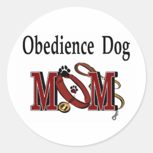 Dog Obedience Mum Gifts Classic Round Sticker