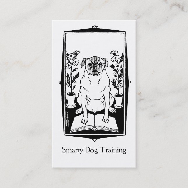 Dog Obedience Trainer Business Card (Front)