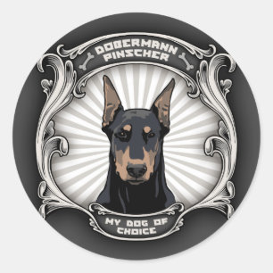 Dog of Choice Classic Round Sticker