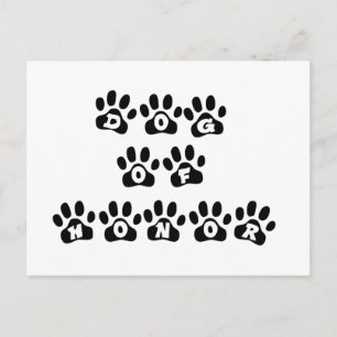 Dog of Honour Postcard