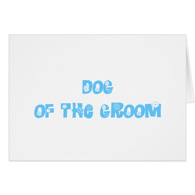 Dog of the Groom (Front Horizontal)